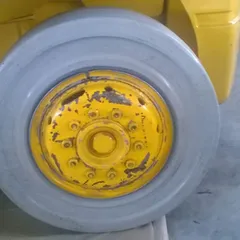 Roda traseira montada